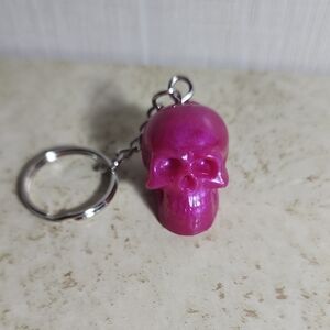 Skull Keychain ( pink )